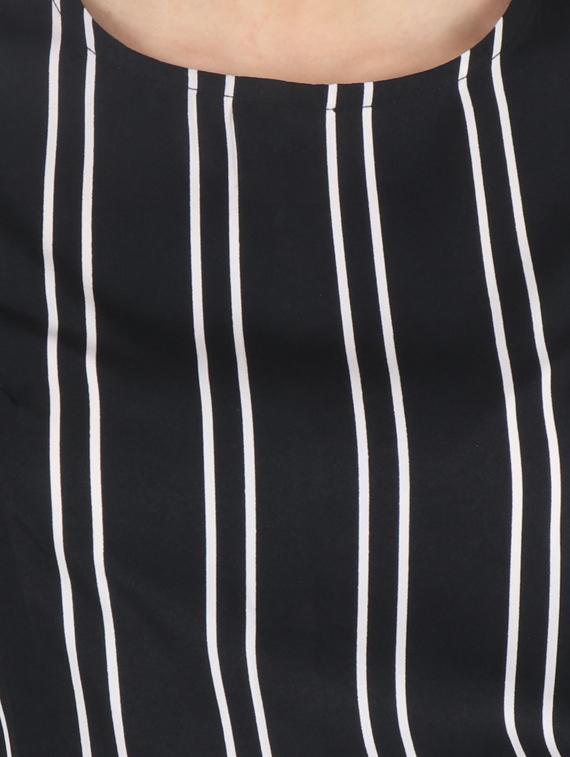 stripes full leg jumpsuit - 19215429 - Standard Image - 4