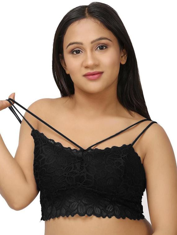 black solid bra - 19218827 -  Standard Image - 1