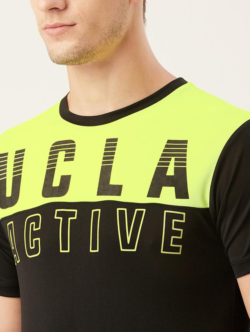 round neck chest-printed t-shirt - 19219287 - Standard Image - 4