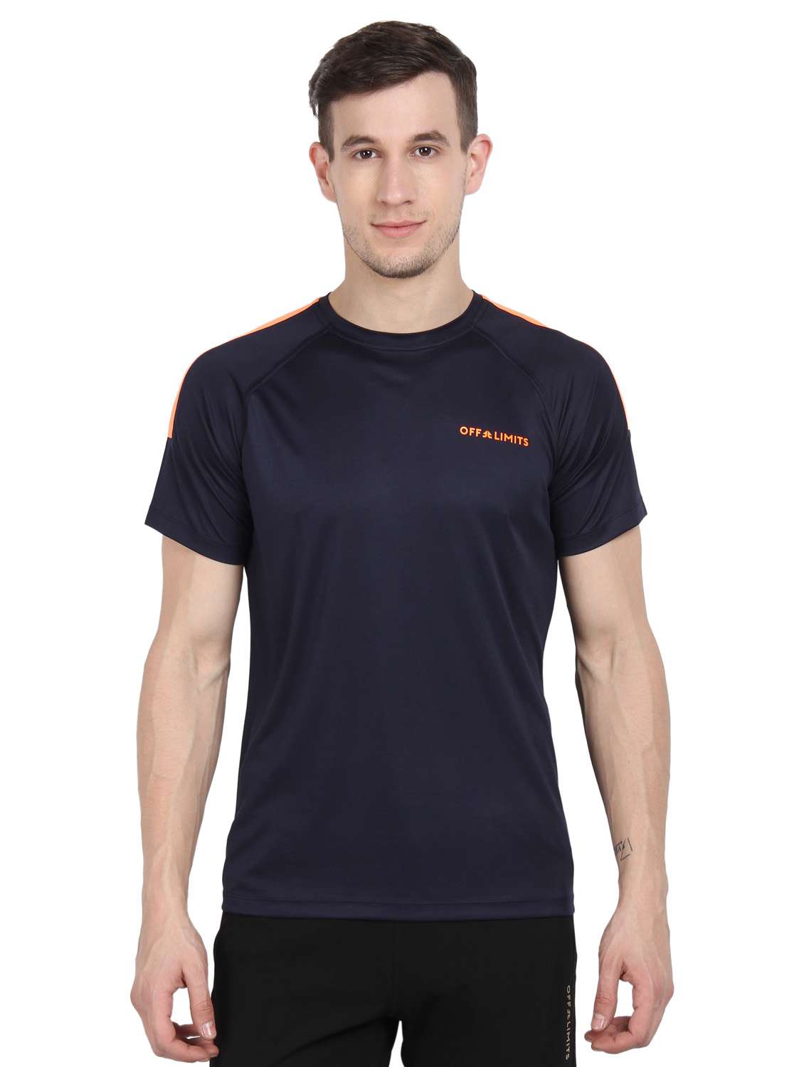 round neck solid t-shirt