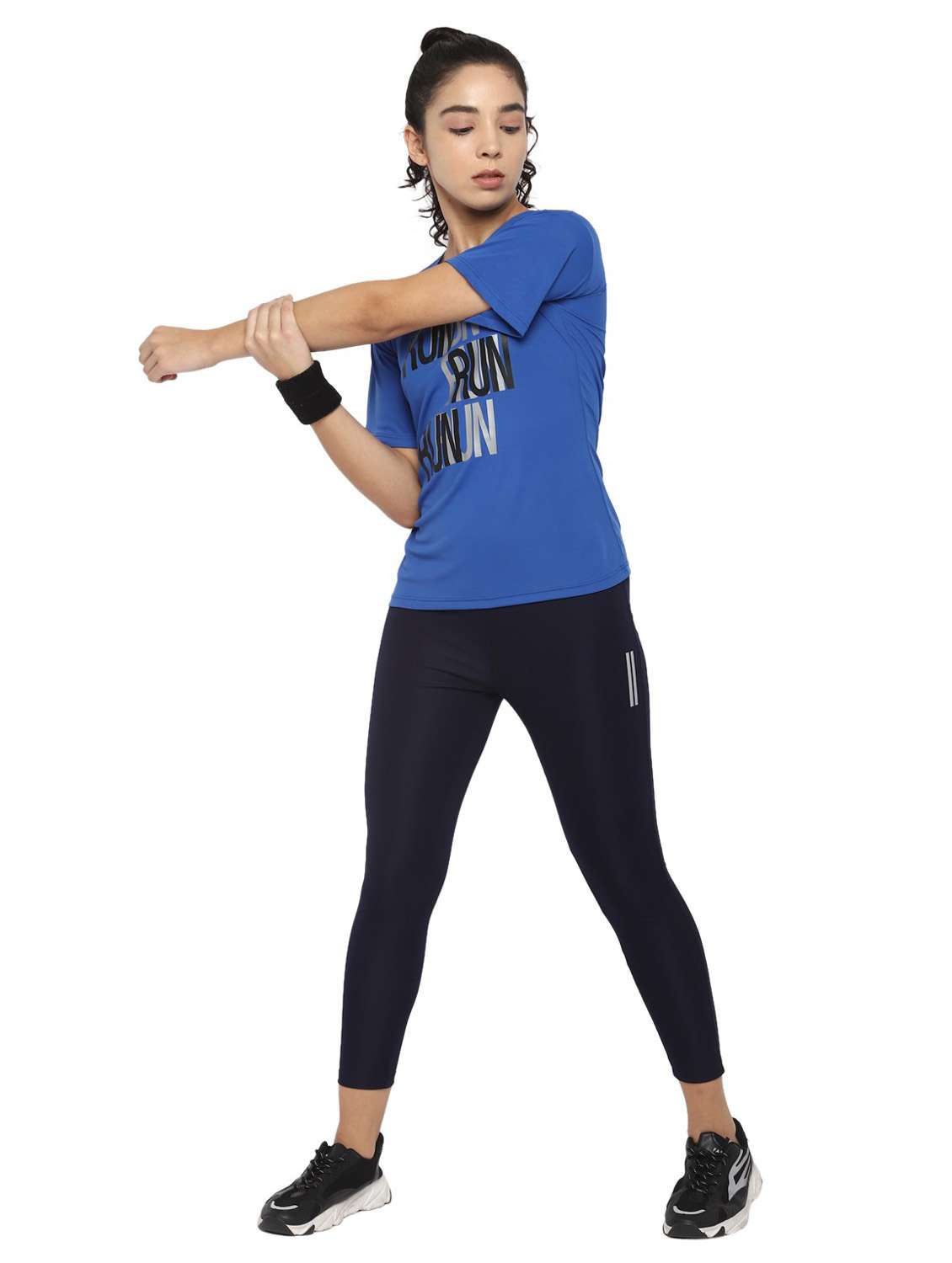 women's front print round neck t-shirt - 19219588 -  Standard Image - 4