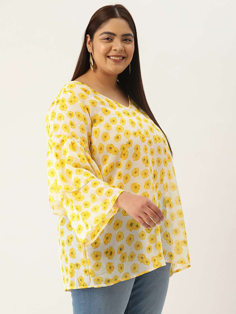 women's straight v neck top - 19220847 -  Standard Image - 1