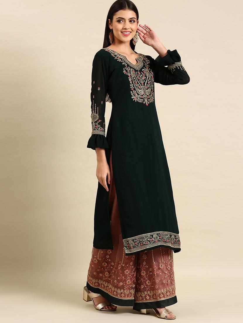 embroidered unstitched suit set - 19220924 -  Standard Image - 1