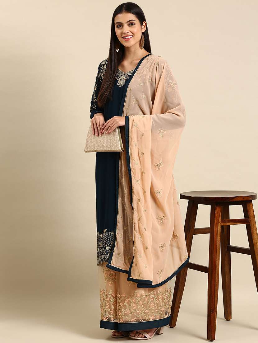 embroidered unstitched suit set - 19220929 -  Zoom Image - 0