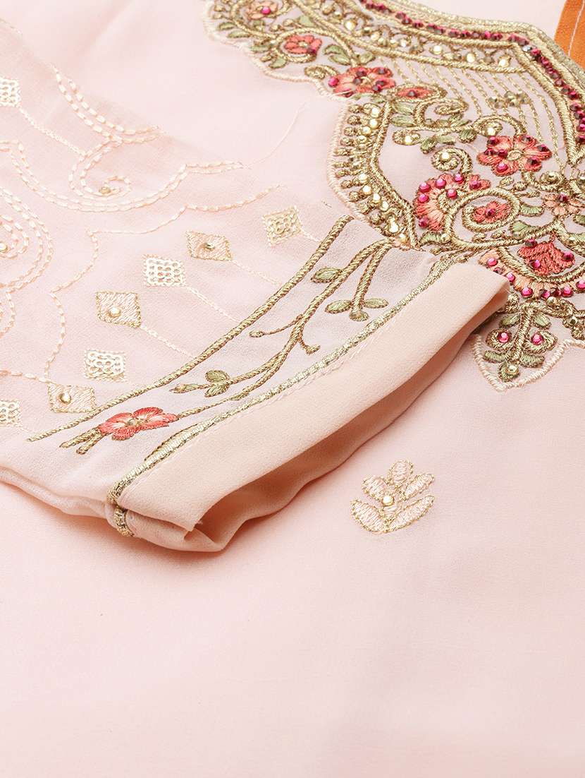 embroidered unstitched suit set - 19220940 -  Standard Image - 6