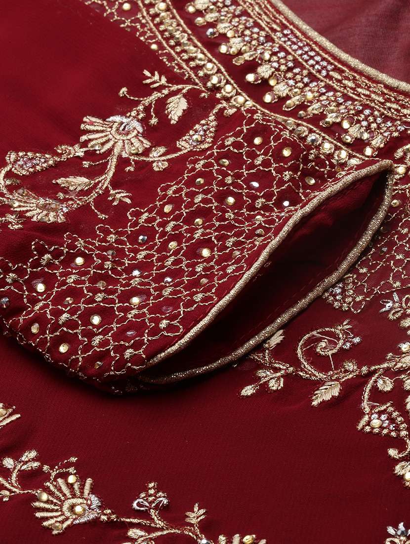 embroidered unstitched suit set - 19220946 -  Standard Image - 6