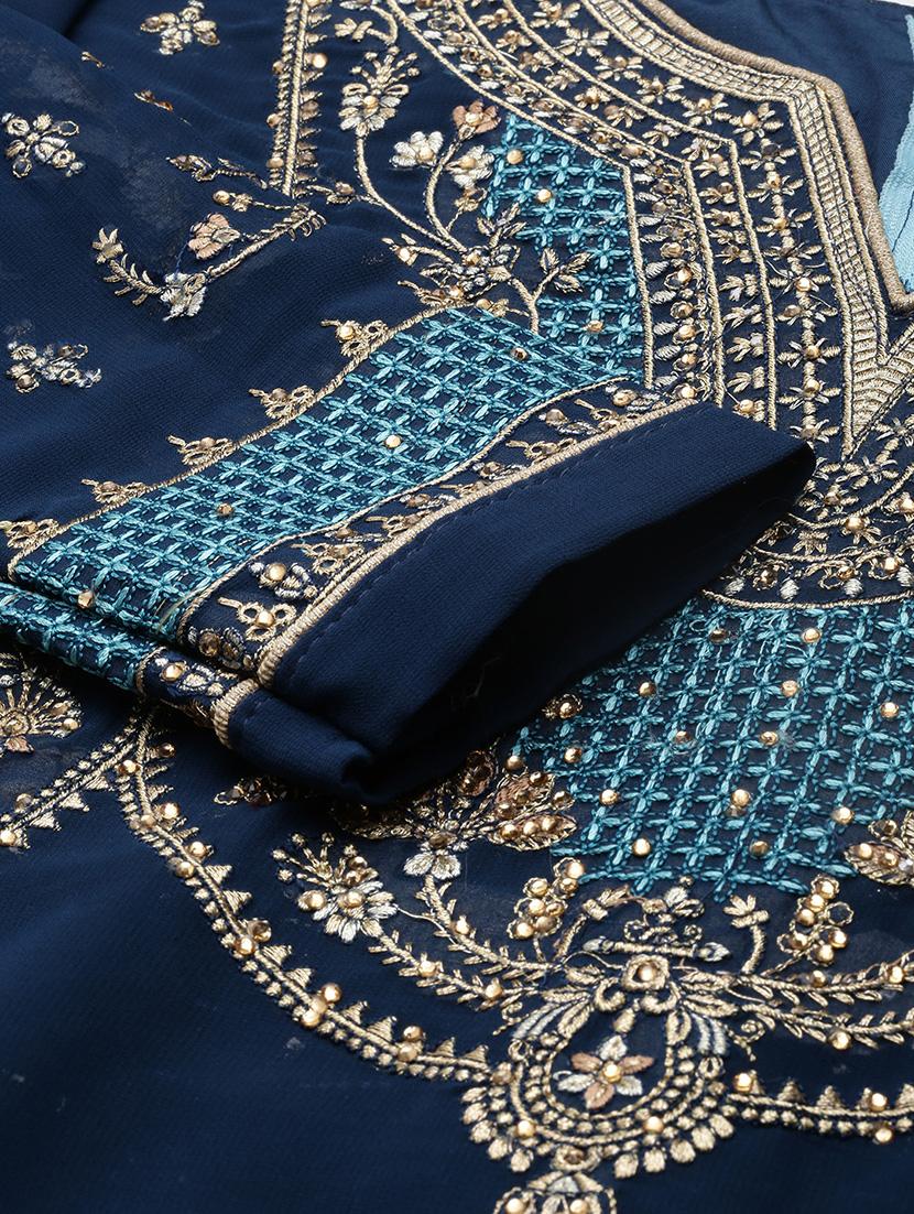 embroidered unstitched suit set - 19220951 - Standard Image - 6