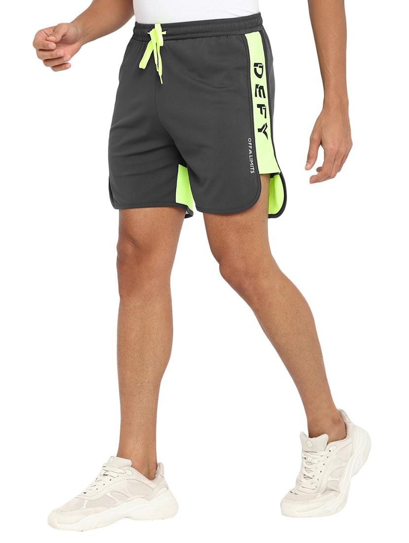 grey mid rise solid short - 19223681 -  Standard Image - 1