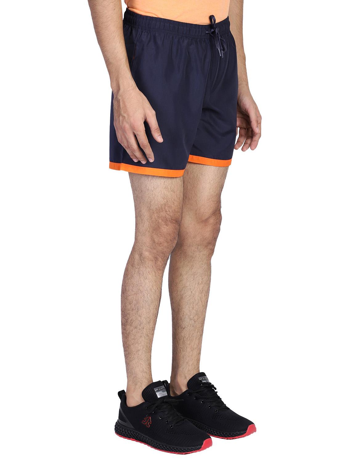 blue mid rise solid short - 19223715 -  Standard Image - 1