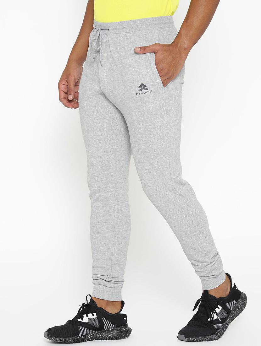 grey full length track pant - 19223833 - Standard Image - 1