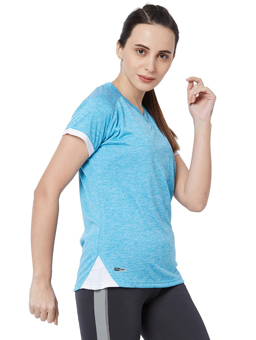 blue solid t-shirt - 19224086 -  Standard Image - 1