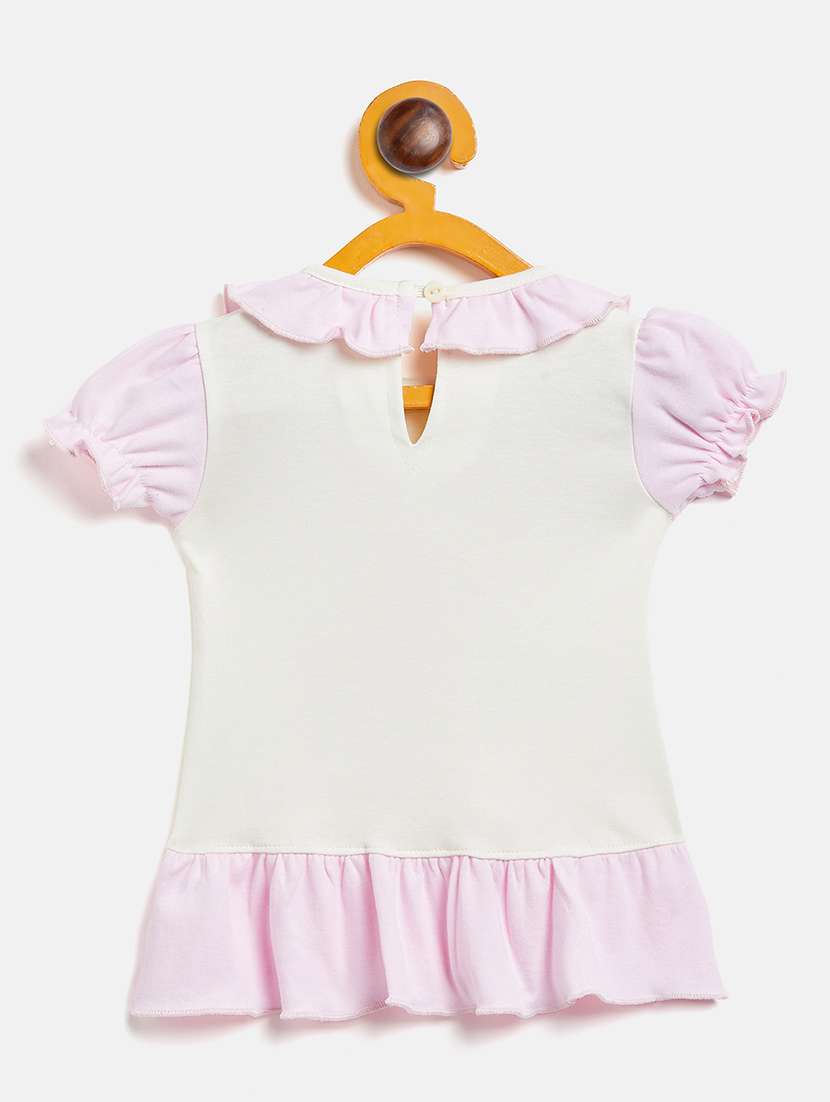 girls round neck printed frock - 19224161 -  Standard Image - 1