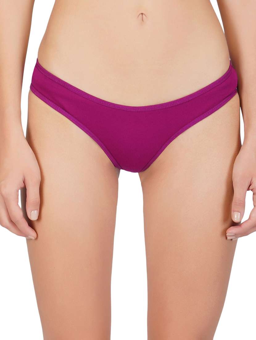 multi colored solid panty combo - 19224831 -  Standard Image - 1