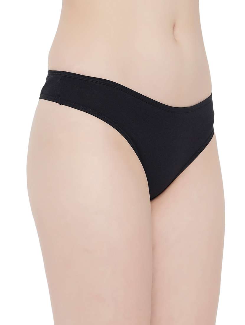 multi colored solid panty combo - 19224831 -  Standard Image - 4