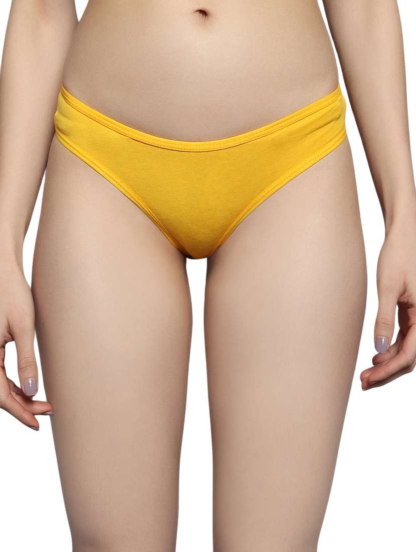 multi colored solid panty combo - 19224957 -  Standard Image - 1