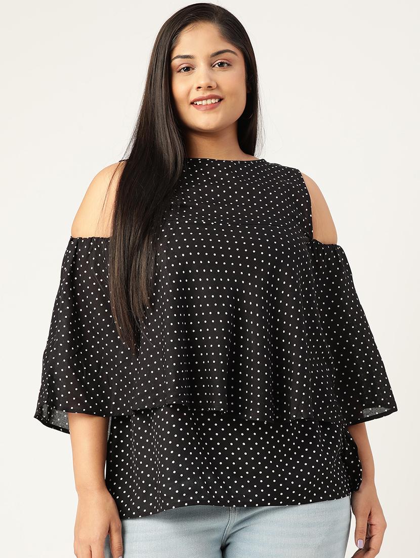 women's layered crew neck top - 19225010 - Zoom Image - 0