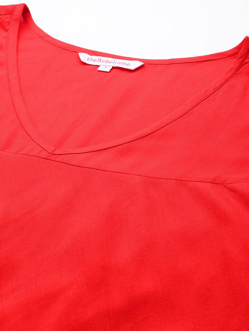women's layered v neck top - 19225015 - Standard Image - 4