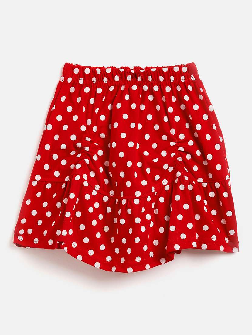 girls round neck printed skirt top - 19225128 - Standard Image - 4