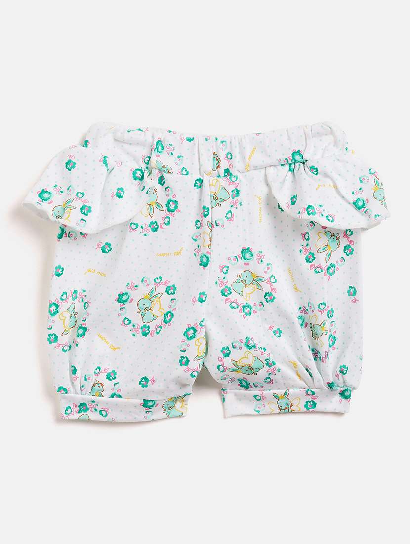 girls round neck printed shorts sets - 19225133 - Standard Image - 4