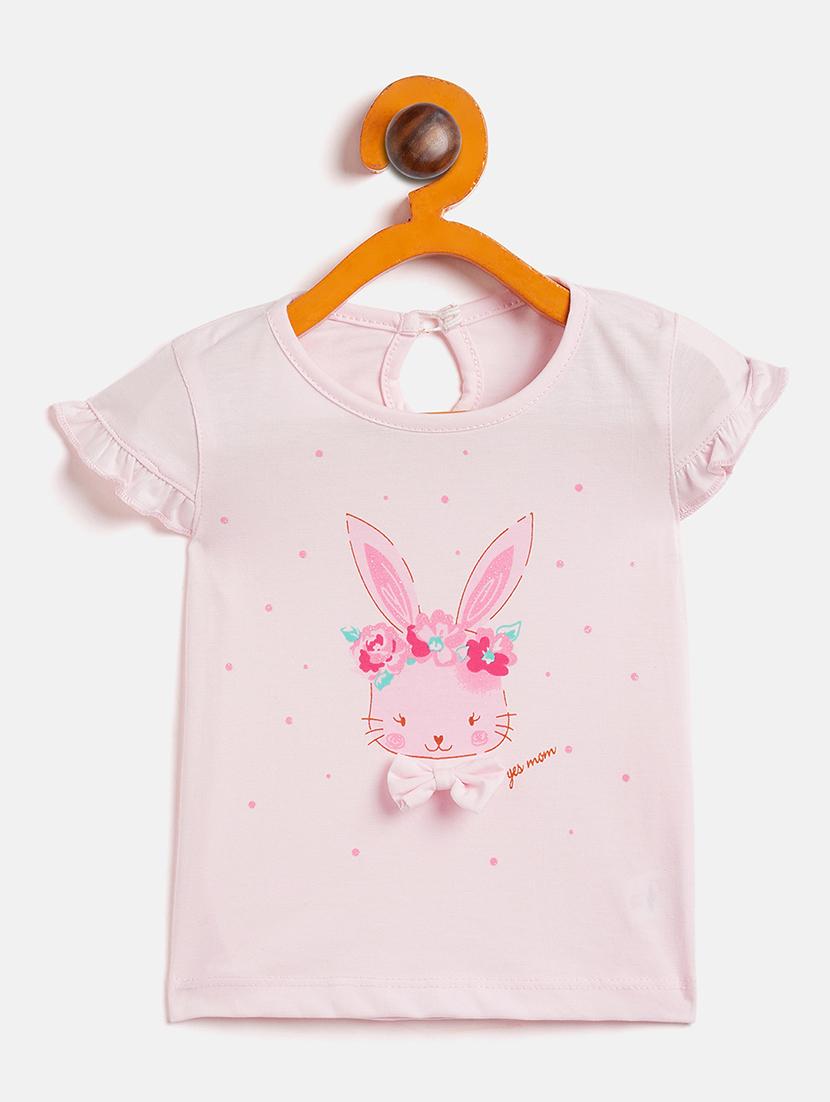 girls round neck printed shorts sets - 19225134 - Standard Image - 1