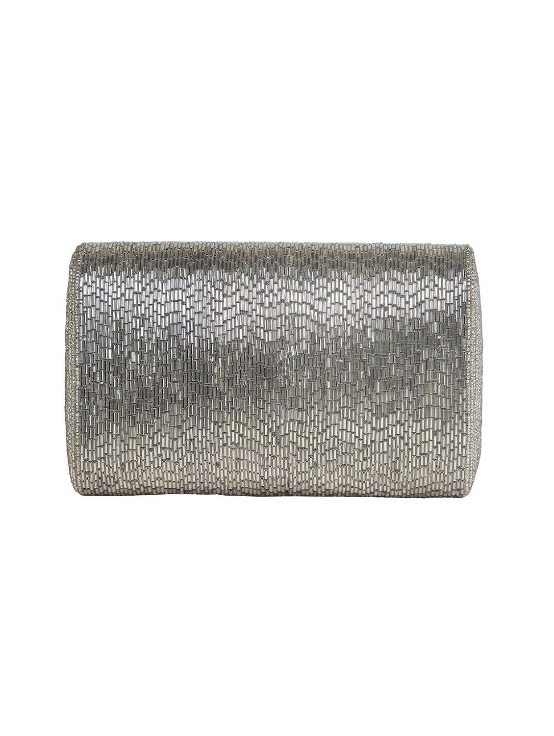 silver silk regular clutch - 19225424 -  Standard Image - 1