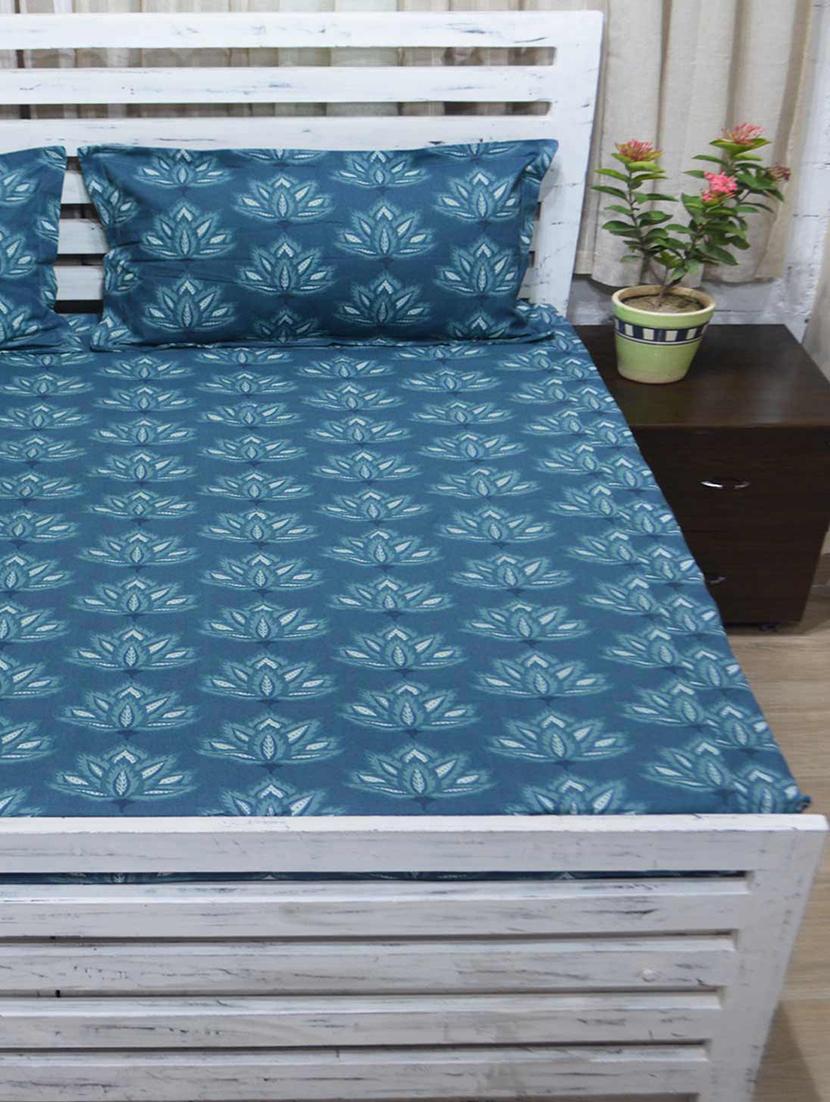 r home premium cotton printed double bed sheet with 2 pillow cover - 19225921 - Standard Image - 1