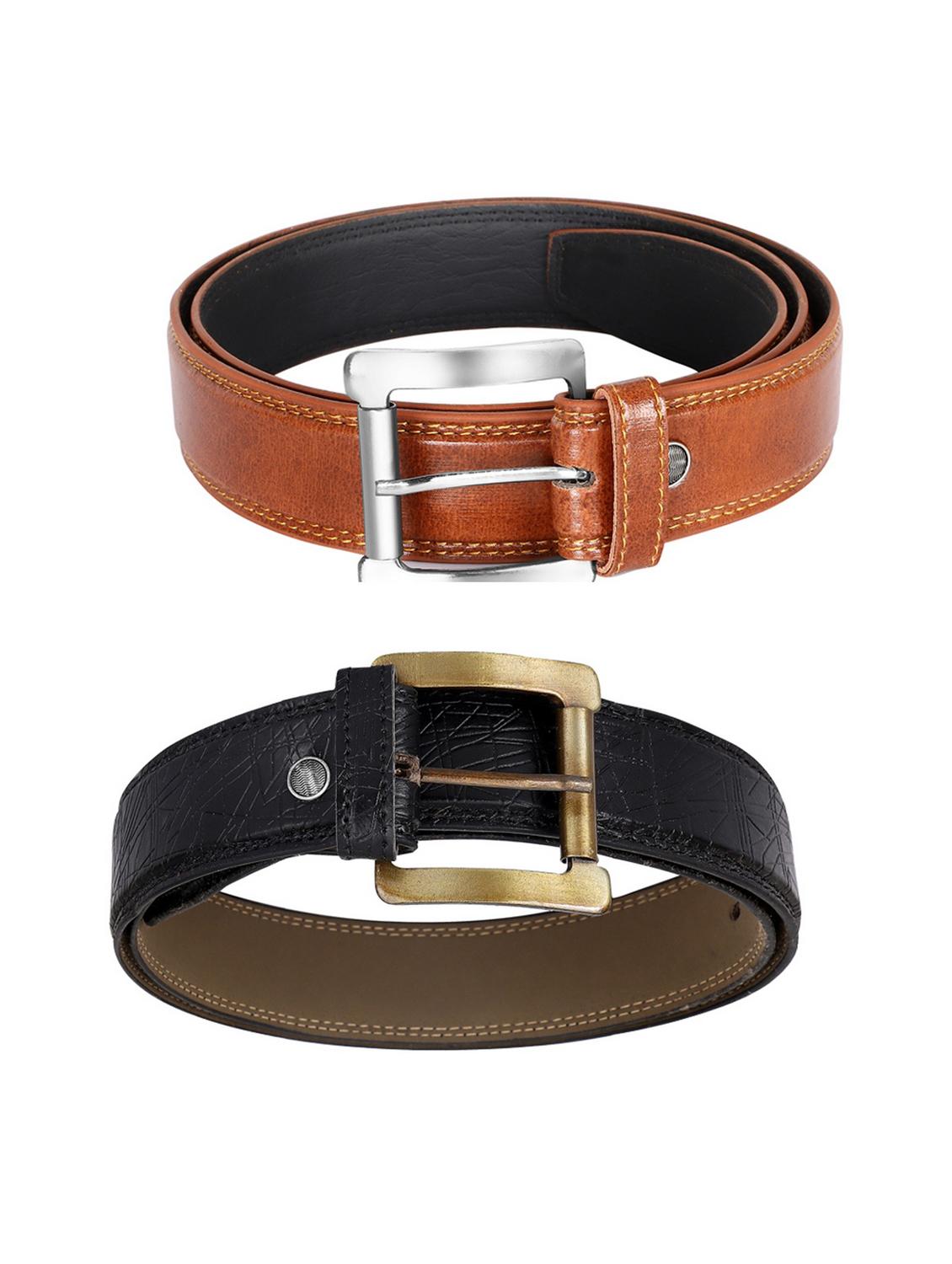 pack of 2 leatherette belt - 19226779 - Standard Image - 1