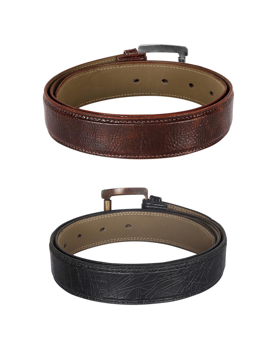 pack of 2 leatherette belt - 19226809 - Standard Image - 1