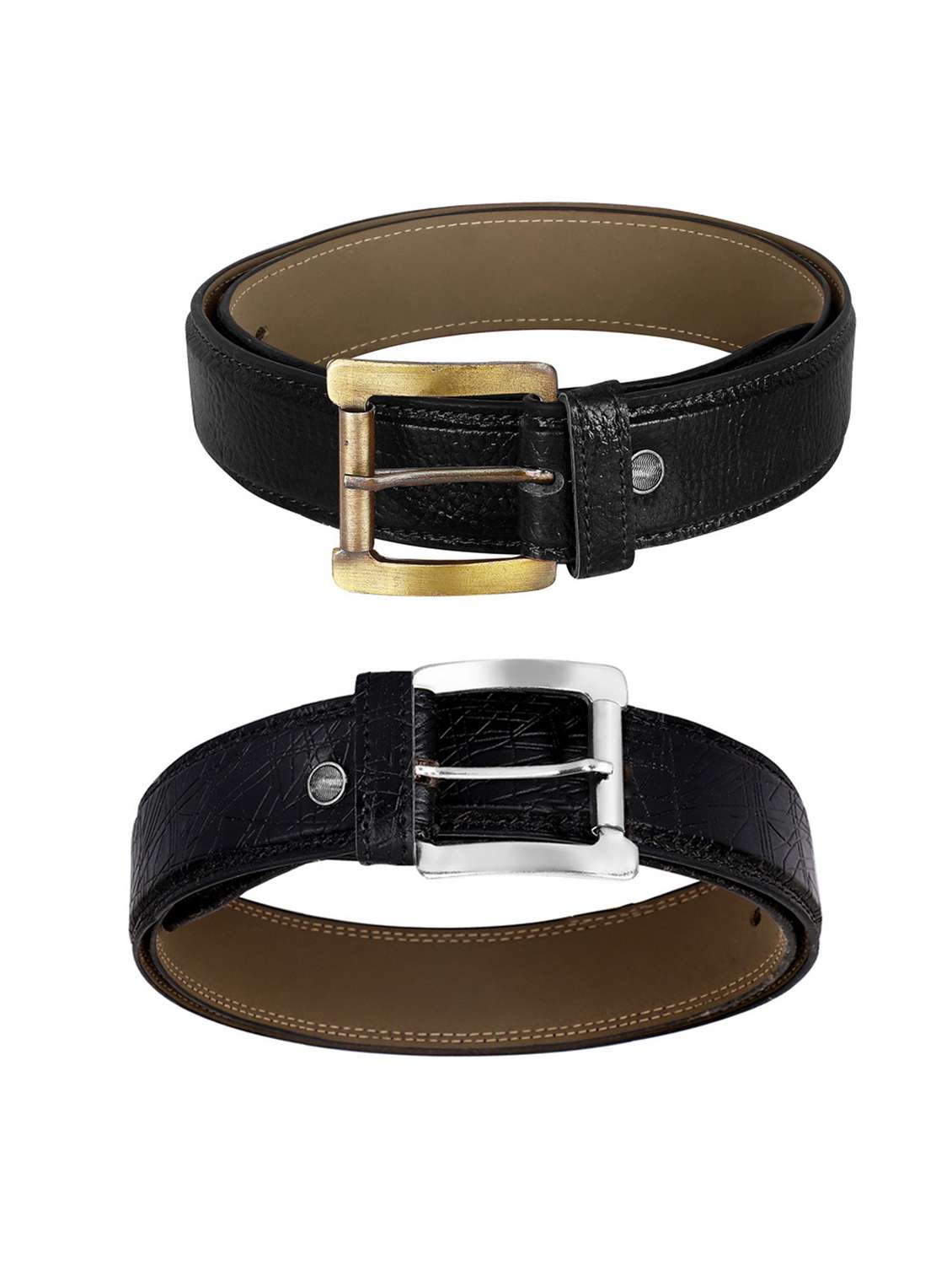 pack of 2 leatherette belt - 19226908 - Standard Image - 1