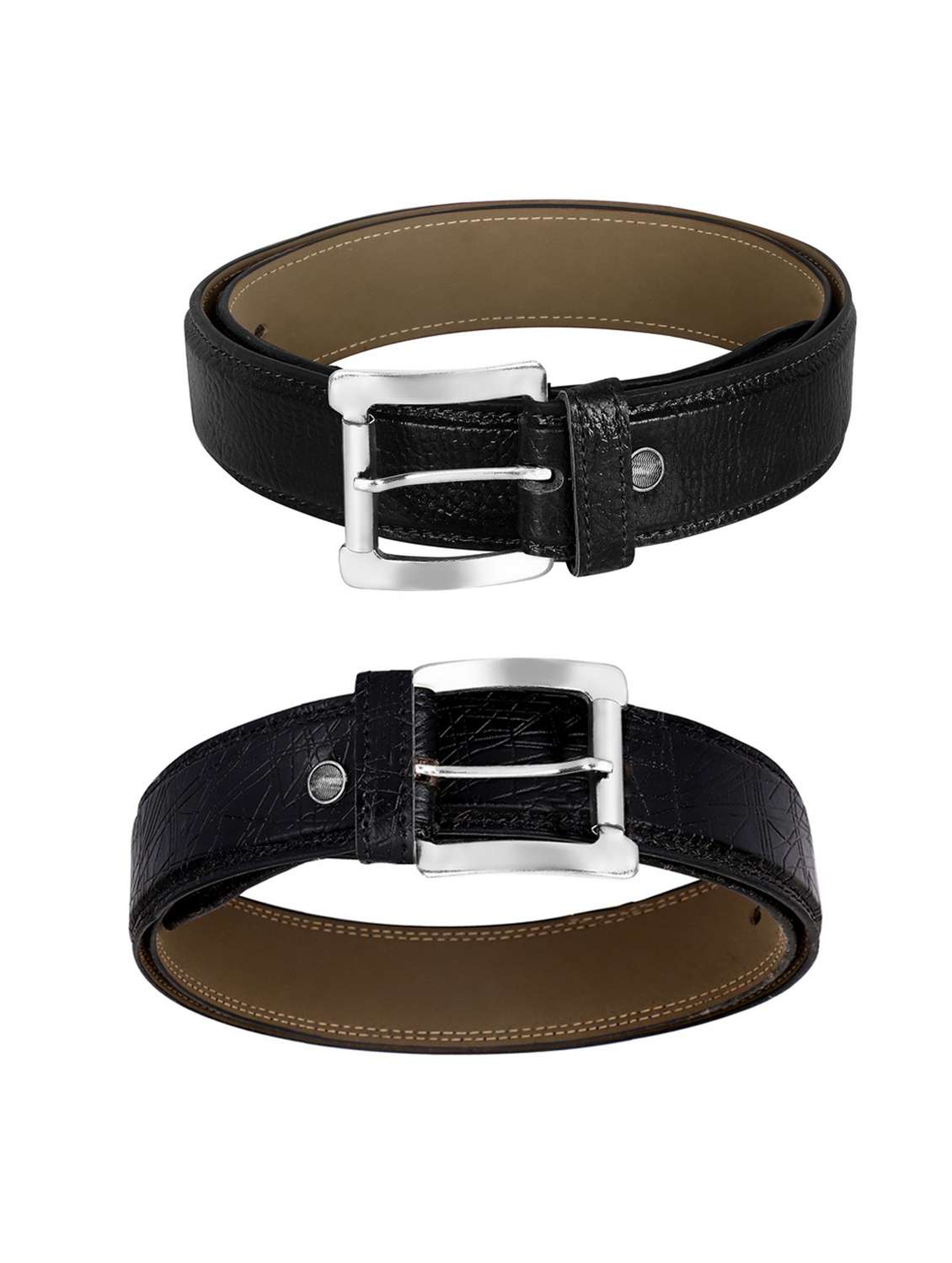 pack of 2 leatherette belt - 19226909 -  Standard Image - 1