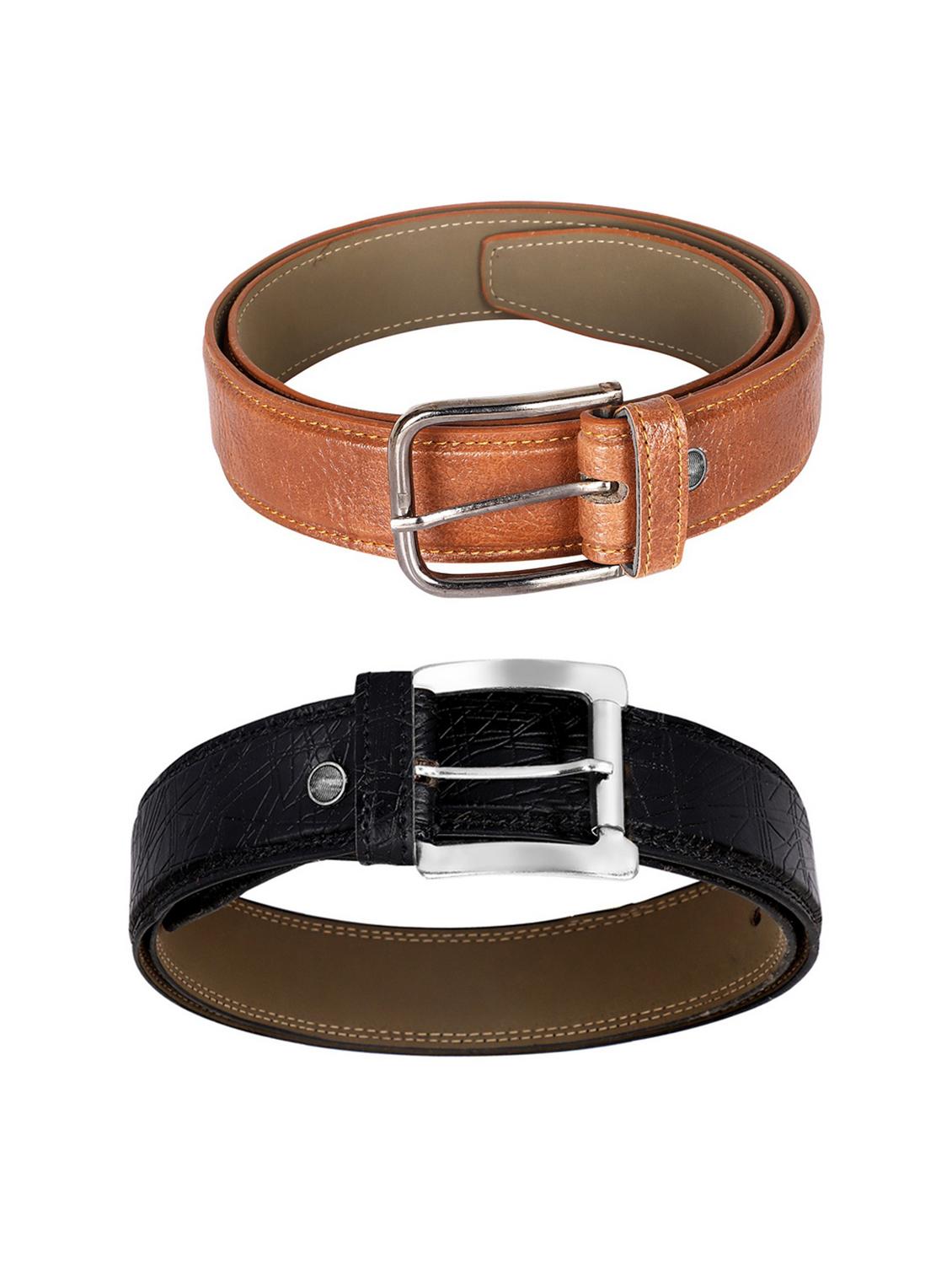 pack of 2 leatherette belt - 19226923 - Standard Image - 1
