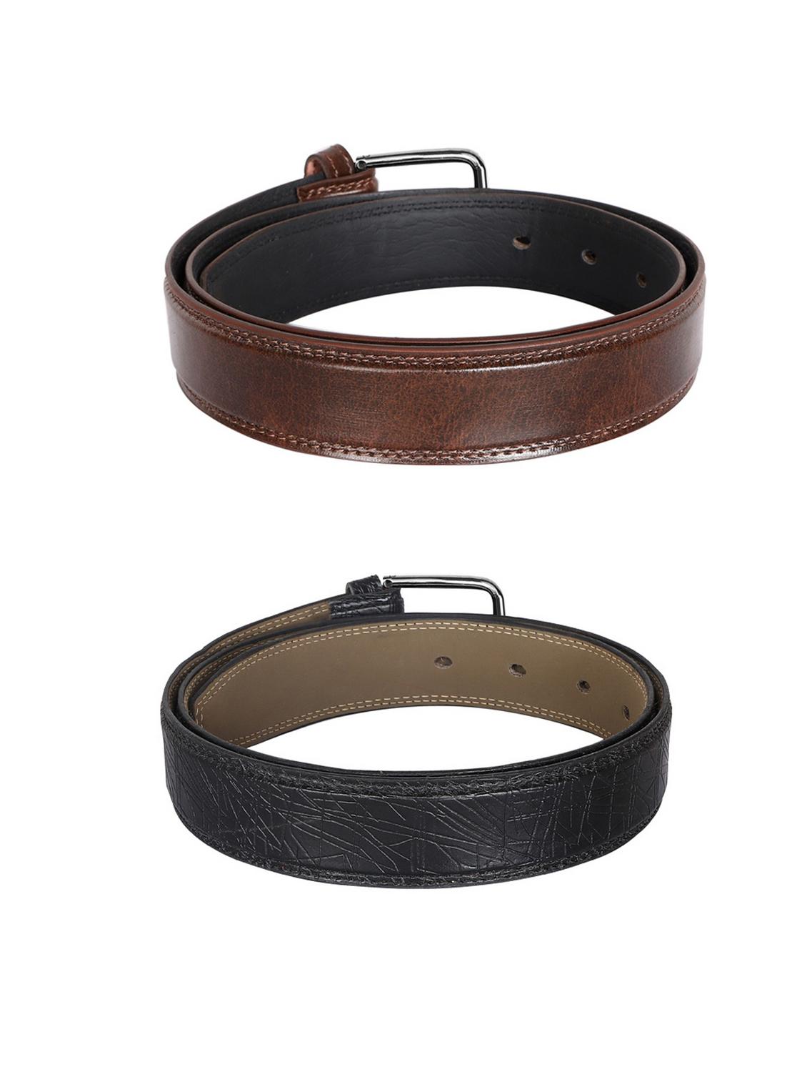 pack of 2 leatherette belt - 19227090 -  Standard Image - 1