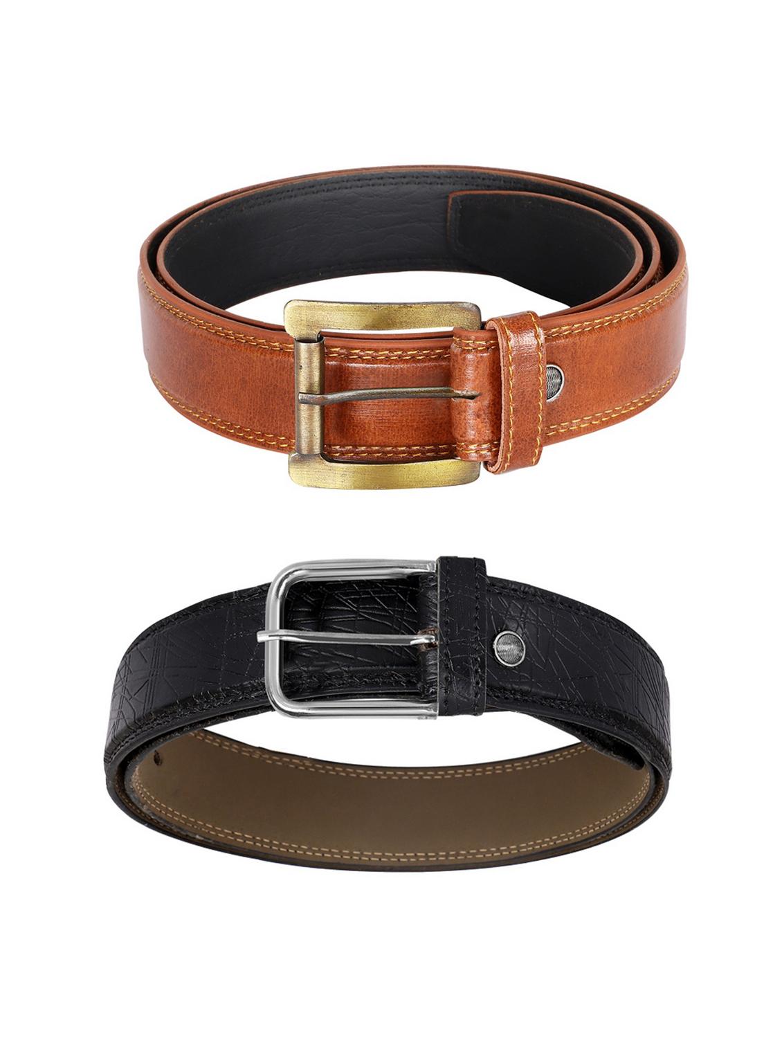pack of 2 leatherette belt - 19227093 - Standard Image - 1