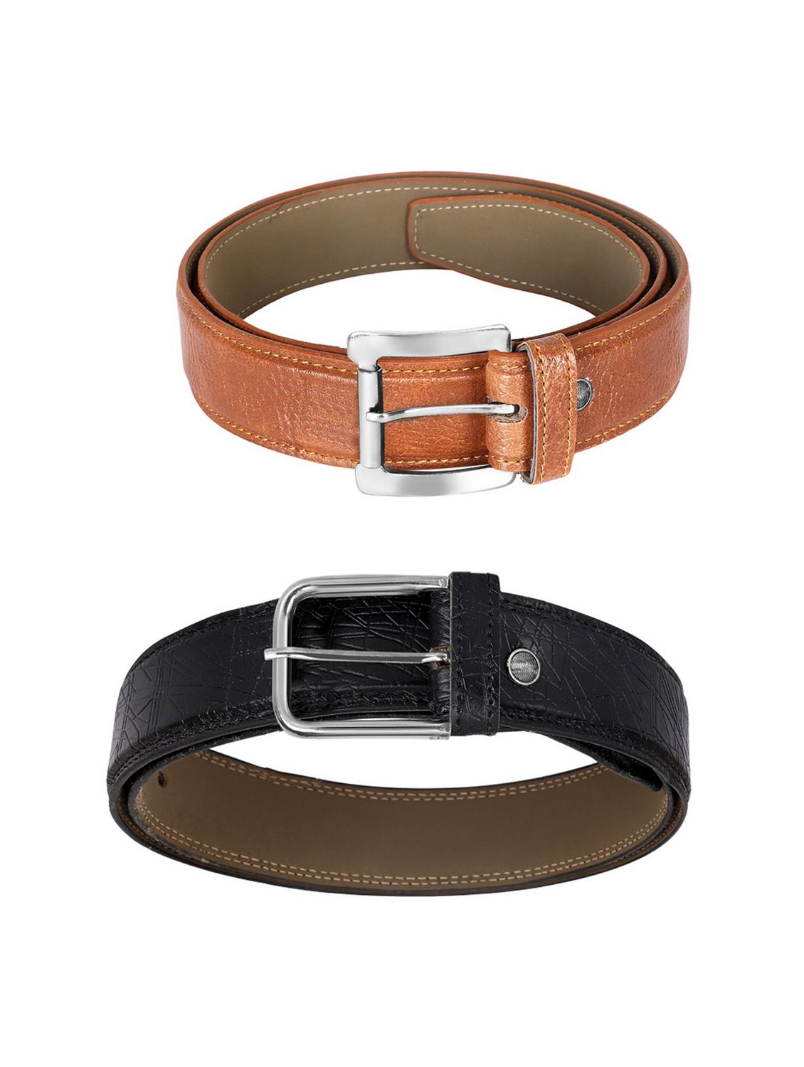 pack of 2 leatherette belt - 19227130 - Standard Image - 1