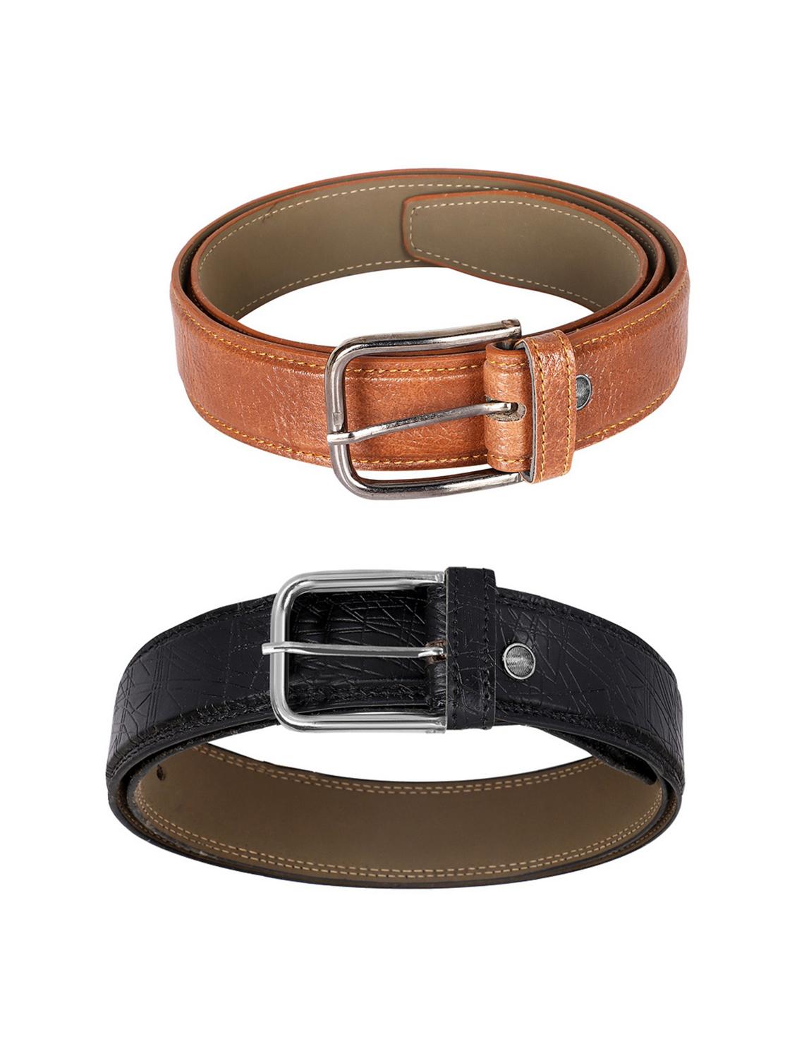 pack of 2 leatherette belt - 19227132 -  Standard Image - 1