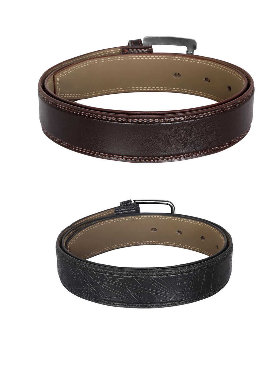 pack of 2 leatherette belt - 19227142 - Standard Image - 1