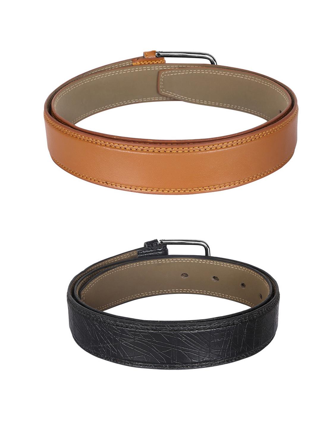 pack of 2 leatherette belt - 19227150 -  Standard Image - 1