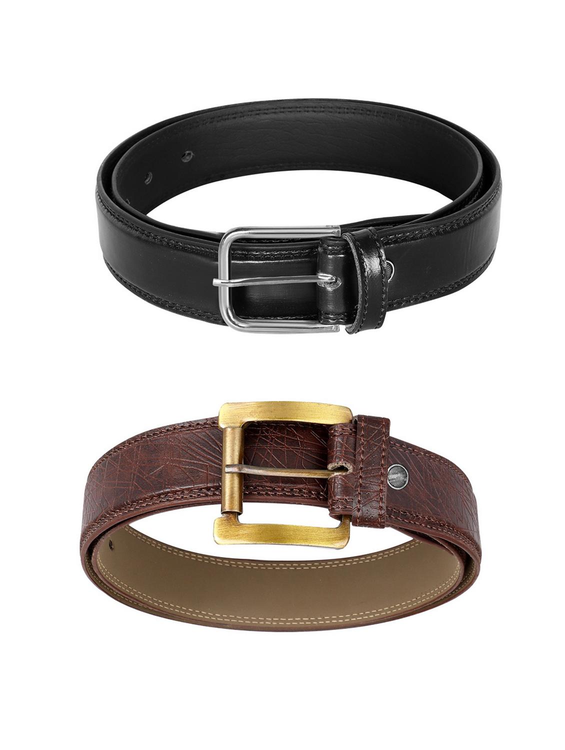combo pack of multi colored leatherette belts - 19227390 - Standard Image - 1
