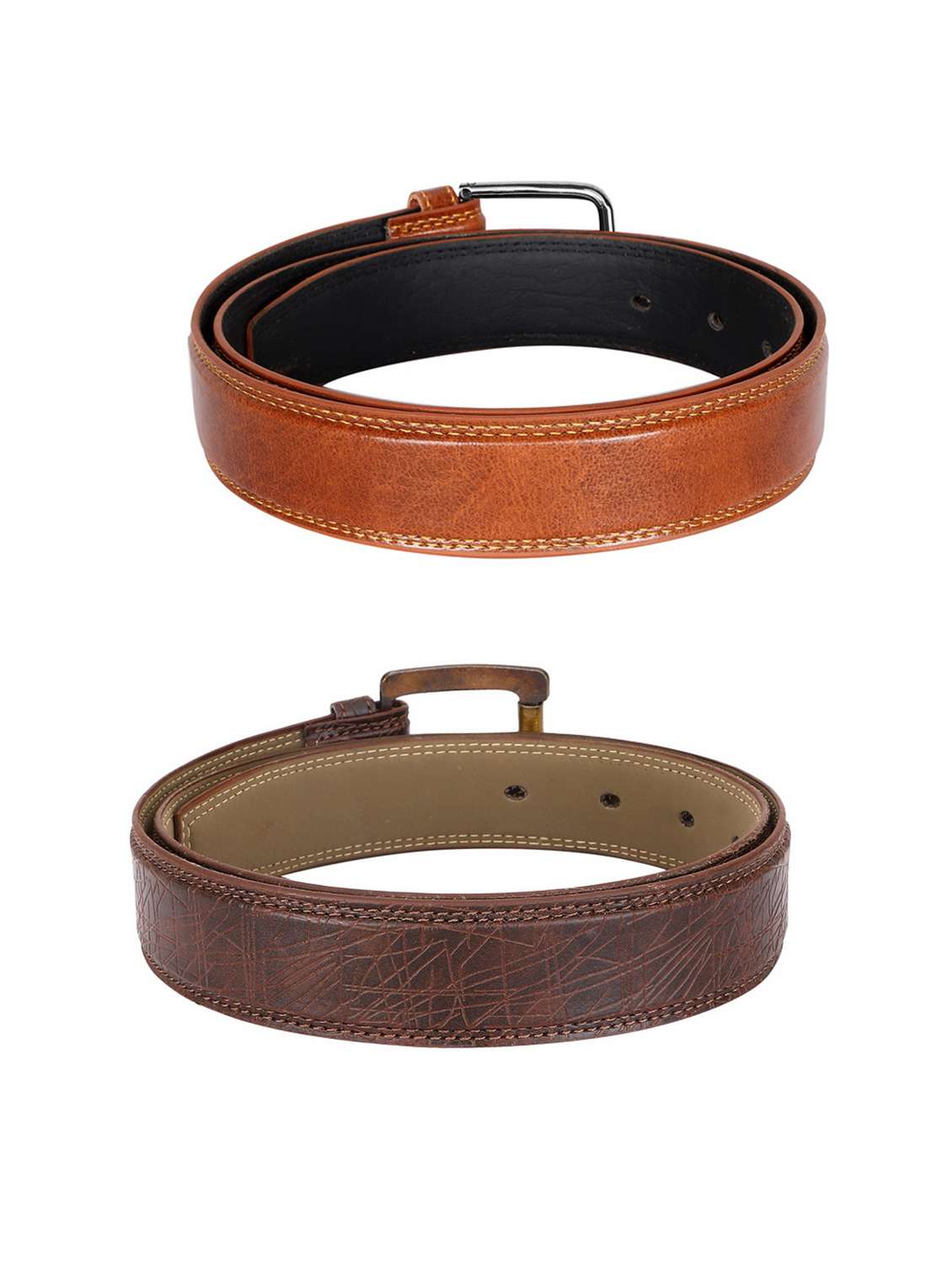 combo pack of multi colored leatherette belts - 19227402 - Standard Image - 1