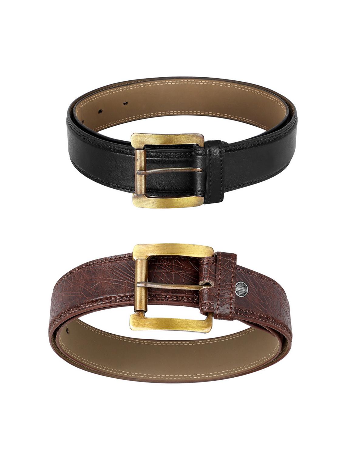 combo pack of multi colored leatherette belts - 19227441 - Standard Image - 1