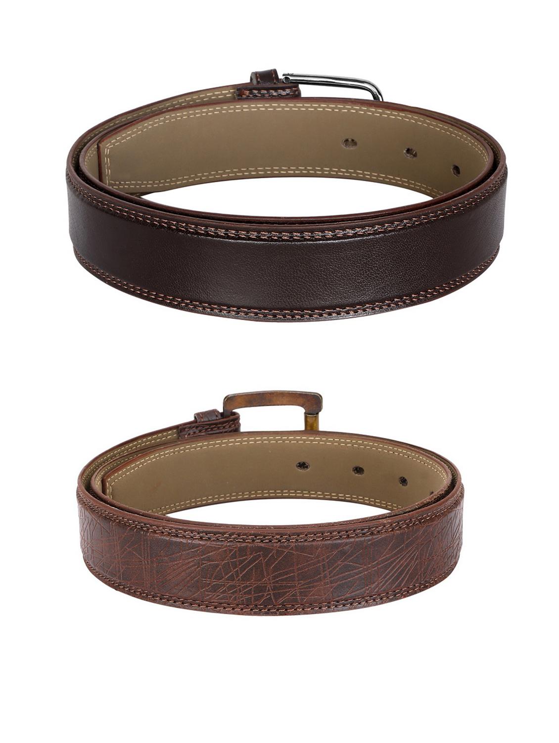 combo pack of brown leatherette belts - 19227450 - Standard Image - 1