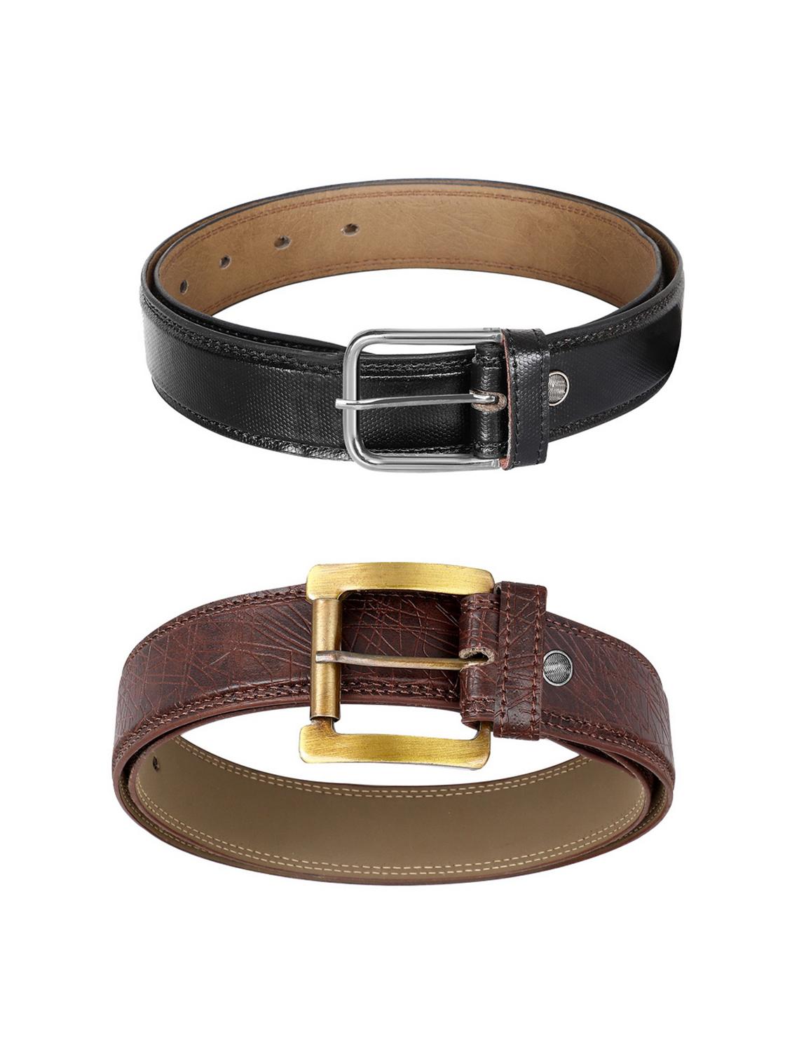 combo pack of multi colored leatherette belts - 19227462 - Standard Image - 1