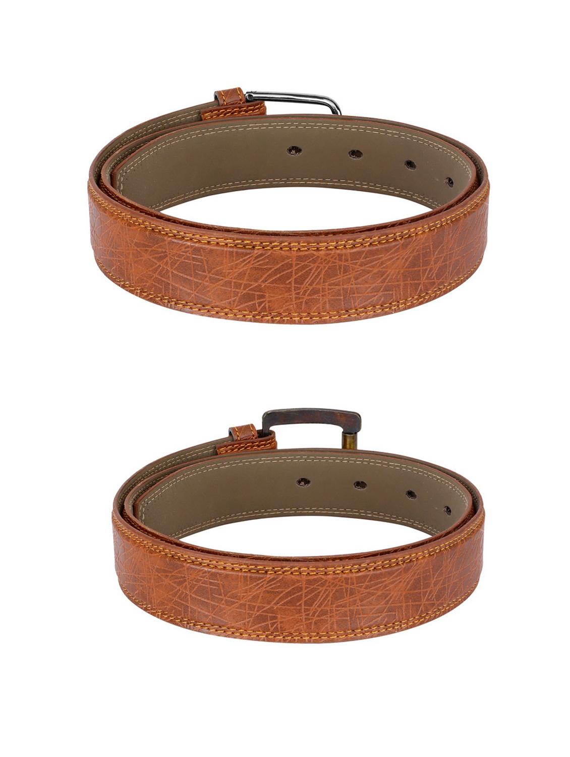 combo pack of brown leatherette belts - 19227969 -  Standard Image - 1