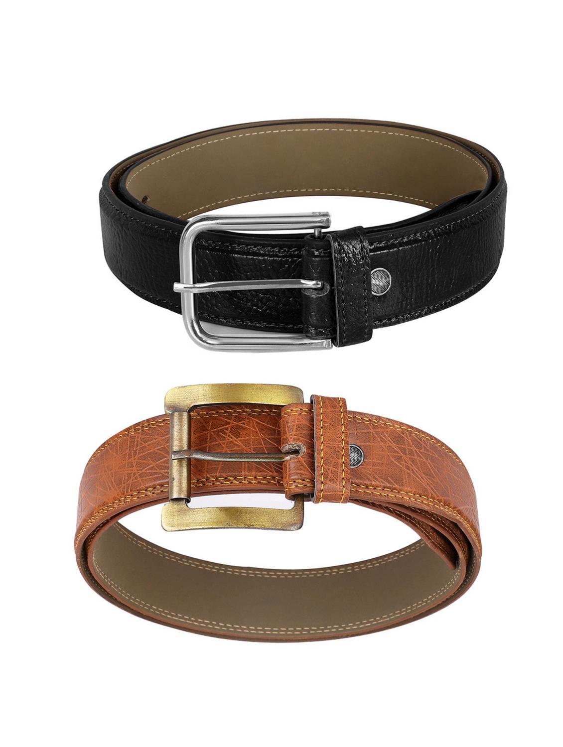 combo pack of multi colored leatherette belts - 19228011 - Standard Image - 1
