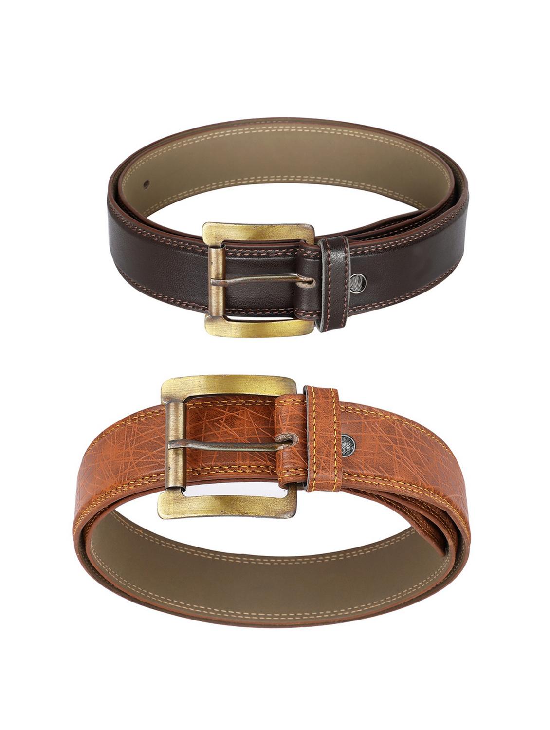 combo pack of multi colored leatherette belts - 19228032 - Standard Image - 1
