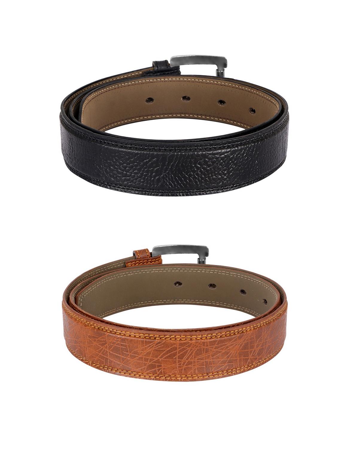 combo pack of multi colored leatherette belts - 19228103 -  Standard Image - 1