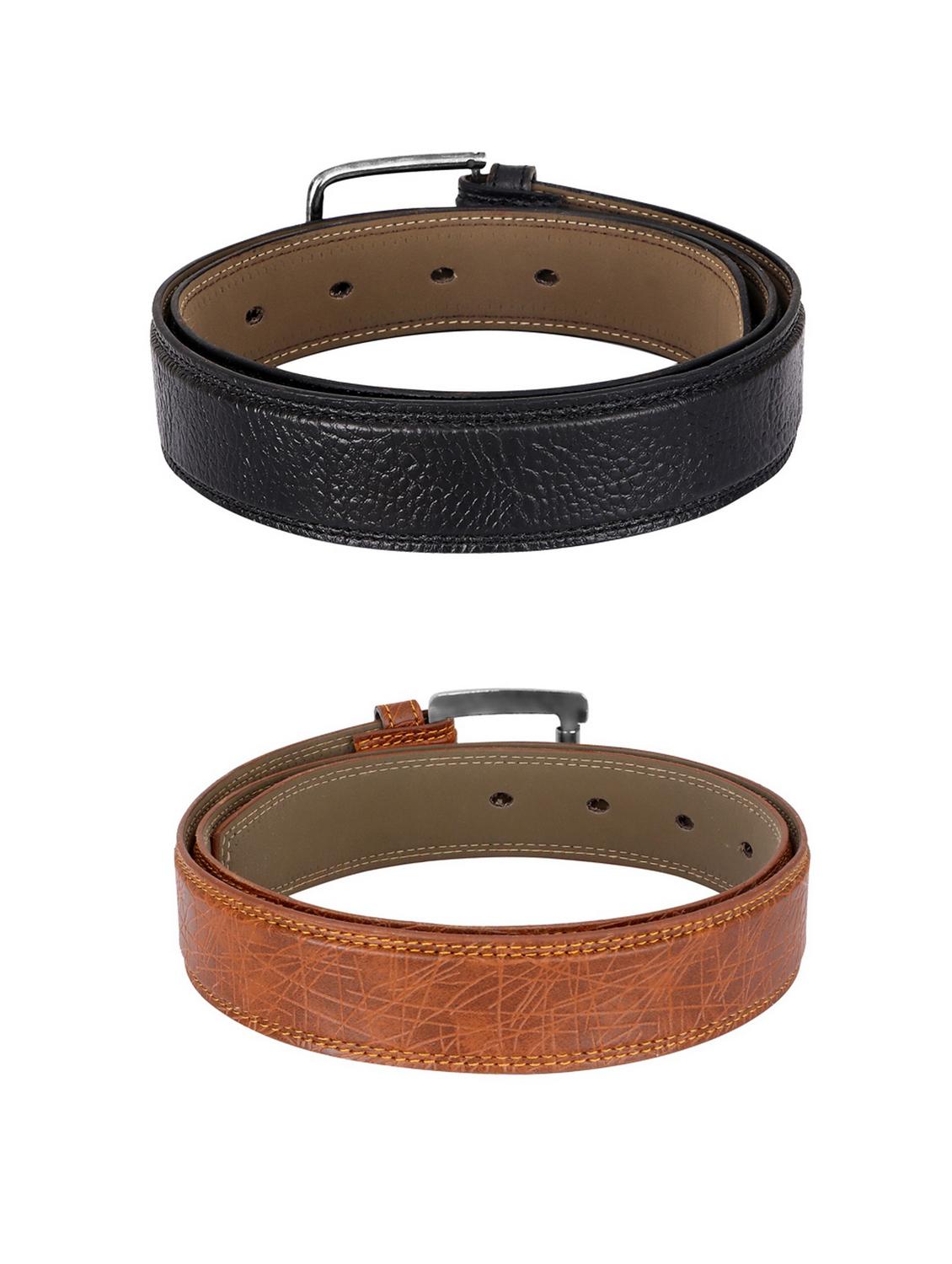 combo pack of multi colored leatherette belts - 19228105 - Standard Image - 1