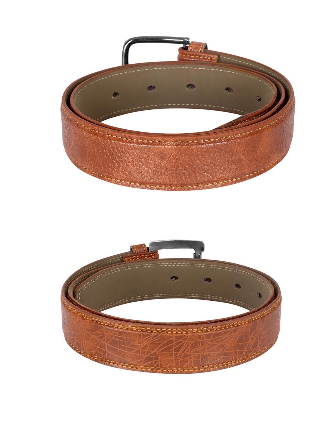 combo pack of brown leatherette belts - 19228117 - Standard Image - 1