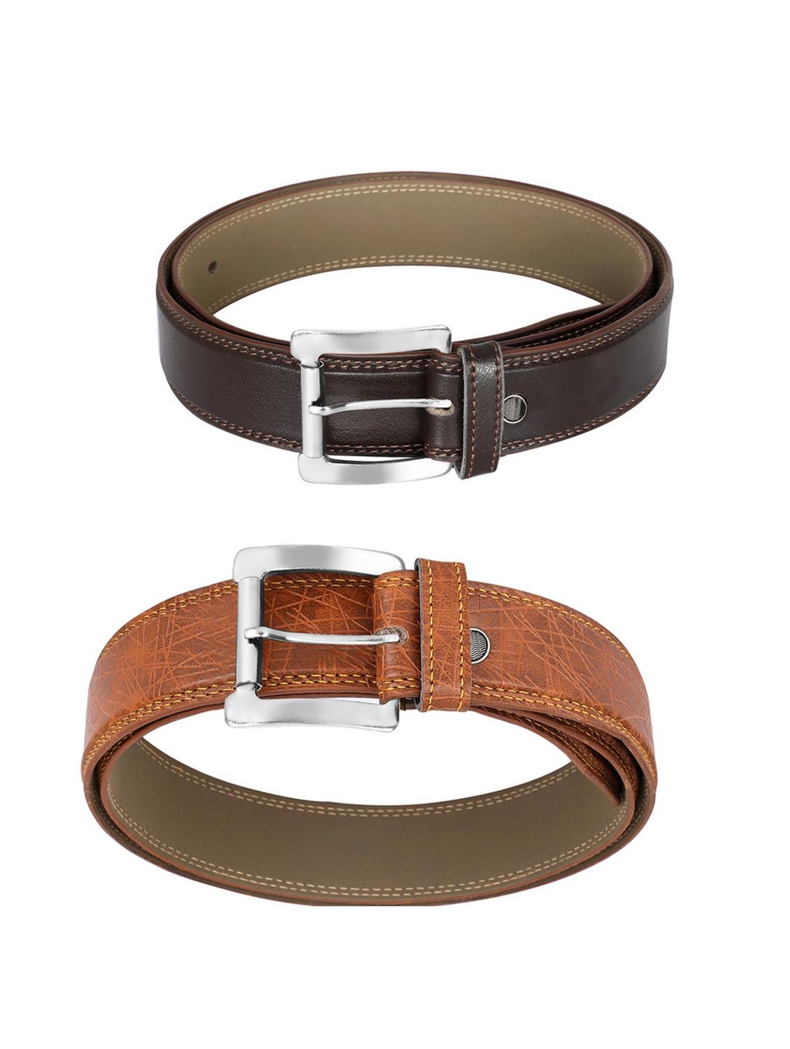 combo pack of multi colored leatherette belts - 19228127 - Standard Image - 1