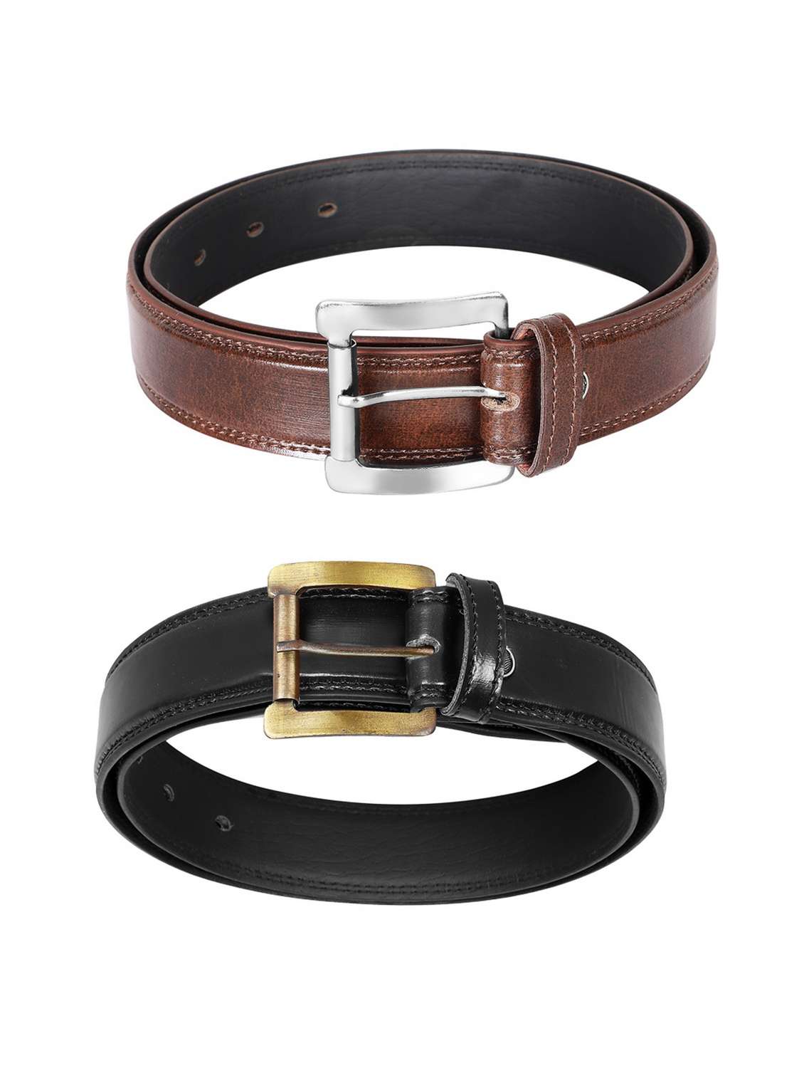 combo pack of multi colored leatherette belts - 19228528 - Standard Image - 1